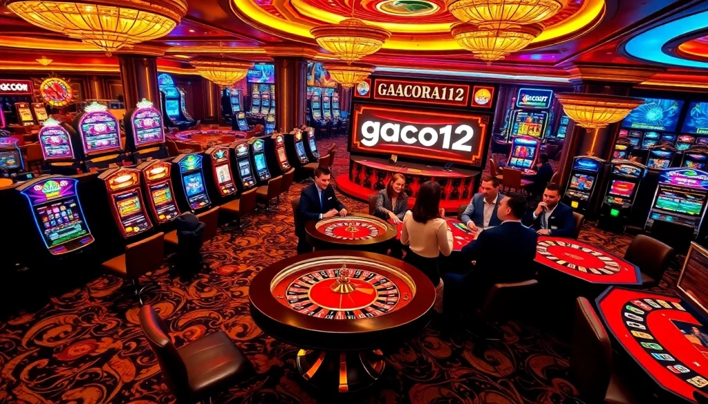 Experience gacor123 as players revel around the roulette wheel in a luxurious casino setting.